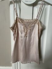BNWT  CAMI NYC Silk Sweetheart Charmeuse Top In Pink, XXS