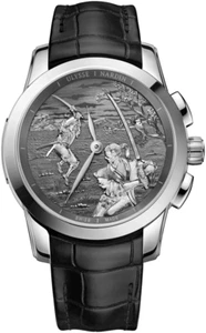 Ulysse Nardin Hourstriker 'Samourai' Classico Grande Complication Platinum, 6109 - Picture 1 of 1