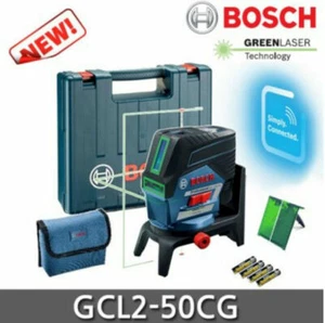 New Bosch Professional GCL 2-50 CG Green Laser Leveler Bluetooth - Picture 1 of 1