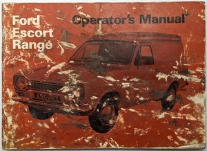 Original Ford Escort Range 6 & 8 Cwt Vans Operator's Manual, November 1969 - Picture 1 of 7