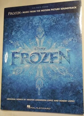 Music Book: "Disney Frozen" Movie- Big Note Piano  by Hal Leonard NEW - Image 1 of 4