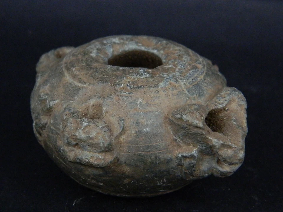 Древний зеленый Schist камень лампа Gandharan/Gandhara 100 AD #TR15171 - Изображение 1 из 4