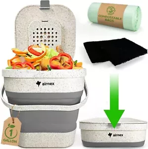 Countertop Compost Bin Kitchen Counter Indoor Food Composter For Kitchen Food Wa - Picture 1 of 5