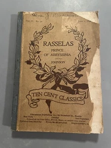 Rasselas 1899 Samuel Johnson Ten Cent Classics - Picture 1 of 7