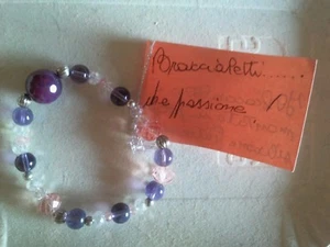 Braccialetto donna fatto a mano in casa, originale, no cineserie! - Foto 1 di 2