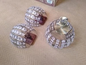 Ceiling and Wall Light Set, Copper , Brass, Wood and Acrylic - Picture 1 of 4