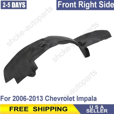 New Front Right Passenger Side Fender Liner For 2006-2013 Chevrolet Impala Foto 1 de 4