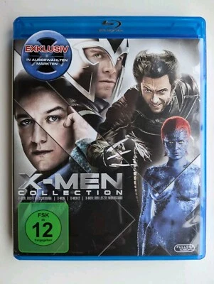 X-Men/X2/Last Stand/First Class (Blu-ray, 4-Disc Set) German import (Region ALL) - Image 1 of 3