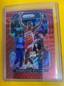 DA7411 2021-22 Panini Prizm Prizms Ruby Wave #252 Dominique Wilkins - Bild 1 von 2