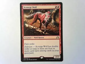 Scourge Wolf Shadows over Innistrad - Magic the Gathering Red - Picture 1 of 1