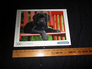 Clementoni The Black Dog - 500 Piece Puzzle Puppies - High Quality Collection 