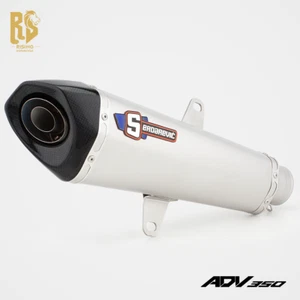 Stainless Steel Exhaust System for Honda ADV350 – Mid & Rear Performance Silence - Picture 1 of 7
