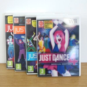 Just Dance Bundle 1, 2, 3, 4 Nintendo Wii - Picture 1 of 13