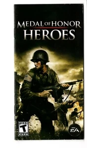 Medal of Honor Heroes PSP MANUAL ONLY Insert Authentic - Picture 1 of 1