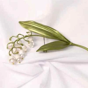 Spilla Corsetto Giglio di Valle Fiore Spilla Donna Accessori Spille Gioielli Regalo - Foto 1 di 24