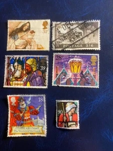 6 used British stamps, good for collection, $2.00 only, discount shipping! - Picture 1 of 1