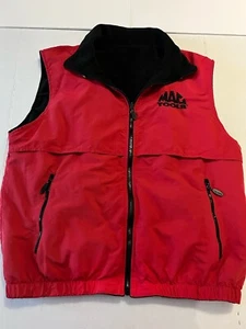 Mac Tools Mens Reversible Full Zip Embroidered Red & Black Fleece Large - Picture 1 of 11