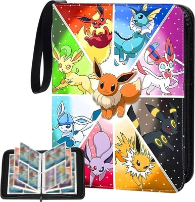 MARKENLOS Pokemon Sammelalbum 400 Karten Portfolio 8Pocket Sammelkarten Heft Ordner Mappe