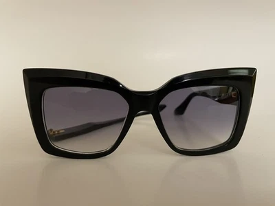 Auténticas gafas de sol DITA DTS 704 A 01 negras cuadradas de plástico para mujer gris degradado Foto 1 de 4