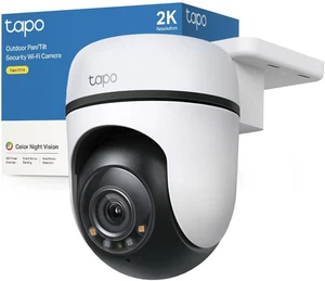 Telecamera Wi-Fi Esterno Visione Notturna a Colori, 2K 3MP Telecamera Wifi 360°  - Foto 1 di 17