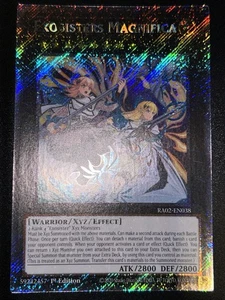 Exosisters Magnifica 1st Edition Platinum Secret Rare RA02-EN038 Yu-Gi-Oh! - Picture 1 of 2