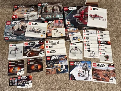 Lego Star Wars Box/Instruction Manuals lot 75387 75362 75385 75386 75333 75347 - Image 1 of 4