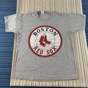 Camisa De Colección Boston Red Sox Para Hombres Grande Gris MLB Béisbol Gráfico Salem Años 90 - Imagen 1 de 11