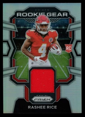 2023 Panini Prizm - RASHEE RICE - RC #RG-RR Rookie Gear CHIEFS ROOKIE - Image 1 of 3