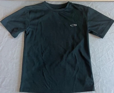 Camiseta deportiva para niños talla S pulóver negra que absorbe la humedad Foto 1 de 4