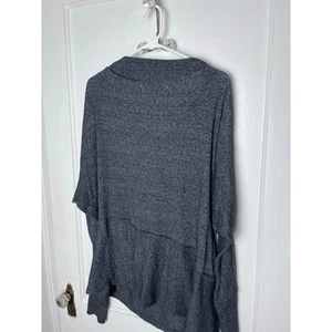We the Free People Women's Londontown Gray Ribbed Thermal Long Sleeve Top Medium - Picture 1 of 8
