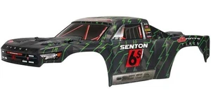ARRMA AR406144 SENTON 6S BLX Painted Body Black/Green ARAC3409 Car/Truck Bodies - Picture 1 of 5
