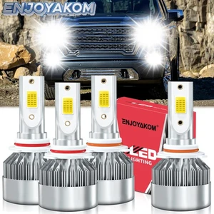 For GMC Sierra 2500 1999-2004 LED Headlight Bulb High-Low Beam Kit White 4Pcs - Bild 1 von 11