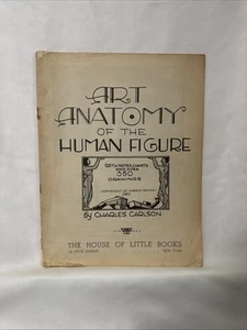 1941 Vtg A Simplified Art Anatomy of the Human Figure Carlson Book 350 Drawings - Picture 1 of 6