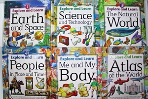 Explore and Learn Complete Set 1-6 Books Southwestern Homeschool Foldouts - Picture 1 of 24