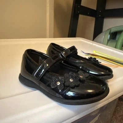 NEW Rachel Shoes Lil Vanna Toddler Girls Mary Jane Shoes 6 Black MSRP  - Image 1 of 3