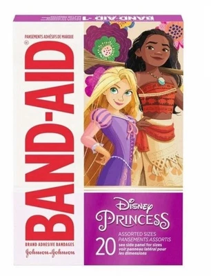 NUEVO Vendajes de Curita Princesa Disney 20 Unidades Tallas Surtidas Johnson & Johnson Foto 1 de 2