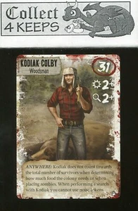Dead of Winter Promo Survivor Kodiak Colby Woodsman (Plaid Hat Games) - Picture 1 of 3