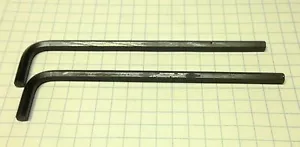 ZWEI 5/32" Sechskantschlüssel (Inbusschlüssel)/LEGIERTER STAHL - LANGER Arm - ZOLL/SAE USA - Bild 1 von 2
