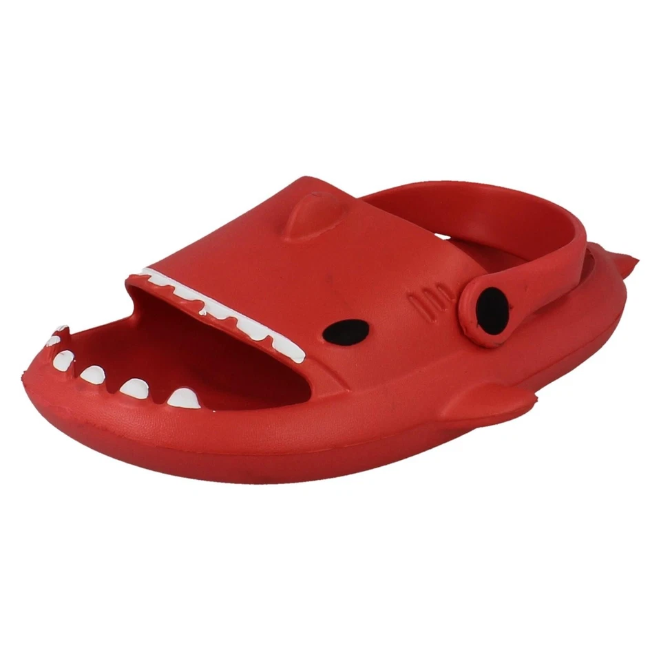 Niños Spot On Lindo Shark Detallado Verano Zuecos - N0R076 - Imagen 1 de 1