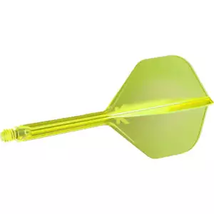 Target K-FLEX amarillo neón NO2 mediano. Vuelos y ejes de dardos - Imagen 1 de 3