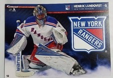 Henrik Lundqvist 2017 NHL Fathead Tradeable 5" x 7" New York Rangers - #12