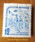 EBS East Germany DDR 1952 Bicycle Rally for Peace Michel 307 CTO