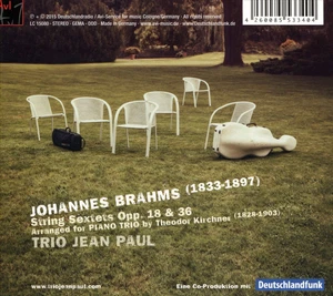 TRIO JEAN PAUL BRAHMS: STRING SEXTETS NOS. 1 & 2 NEW CD - Picture 1 of 1