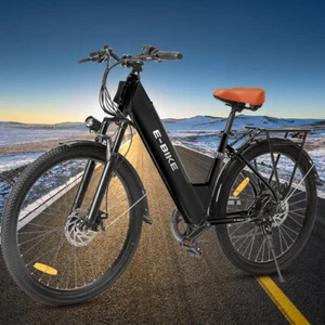 E-Bike 26'' Electric Bike City Bicycle for Adults Commuter Ebike 750W Motor US - Picture 1 of 13