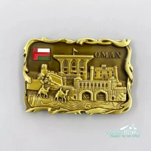 Oman Tourism Tourist Souvenir Gift 3D Metal Refrigerator Fridge Magnet Craft - Picture 1 of 4