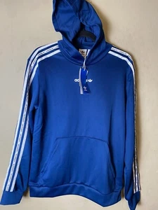 ADIDAS Microtap Hoodie Youth XL 15-16 Mystery Blue- NWT - Picture 1 of 6