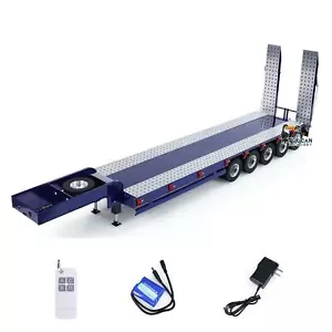 5-Achs-Metall-Sattelauflieger für TAMIYA 1/14 RC Tractor Funksteuerung Dumper - Bild 1 von 12