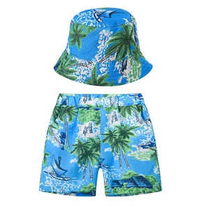 Girls Boys Shorts Quick Dry Sun Hat Toddler Swim Trunks Booty Boxer Casual - Picture 1 of 64
