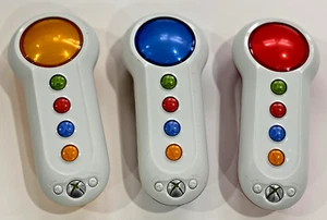 Xbox 360 Scene It Wireless Buzzer Big Button Pad IR Controller lot of 3 - Bild 1 von 3