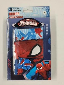 Spiderman Boys' Underwear A Pack of 3 Pairs Briefs Size 4 - Picture 1 of 1